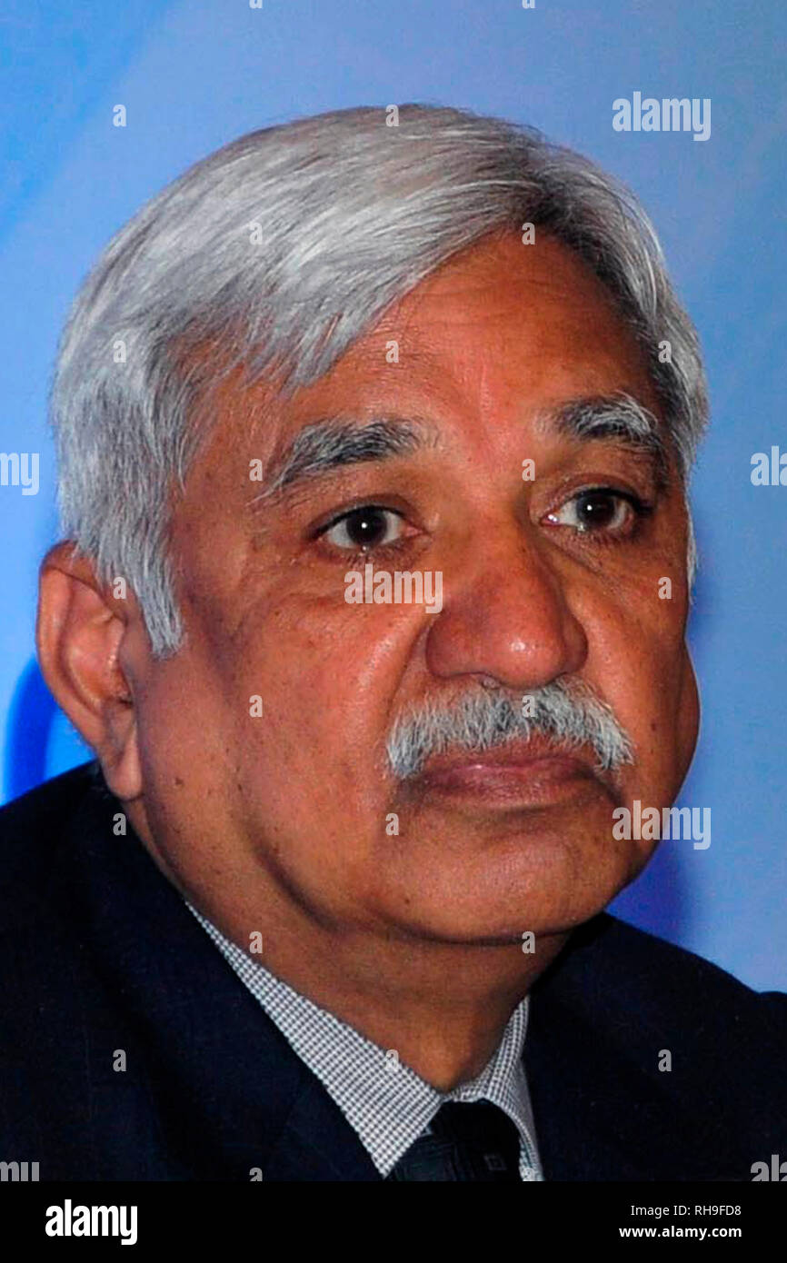 Kolkata, India. 01st Feb, 2019. Chief Election Commissioner of India Sunil Arora interacts with media ahead of General Election 2019. Credit: Saikat Paul/Pacific Press/Alamy Live News Stock Photo