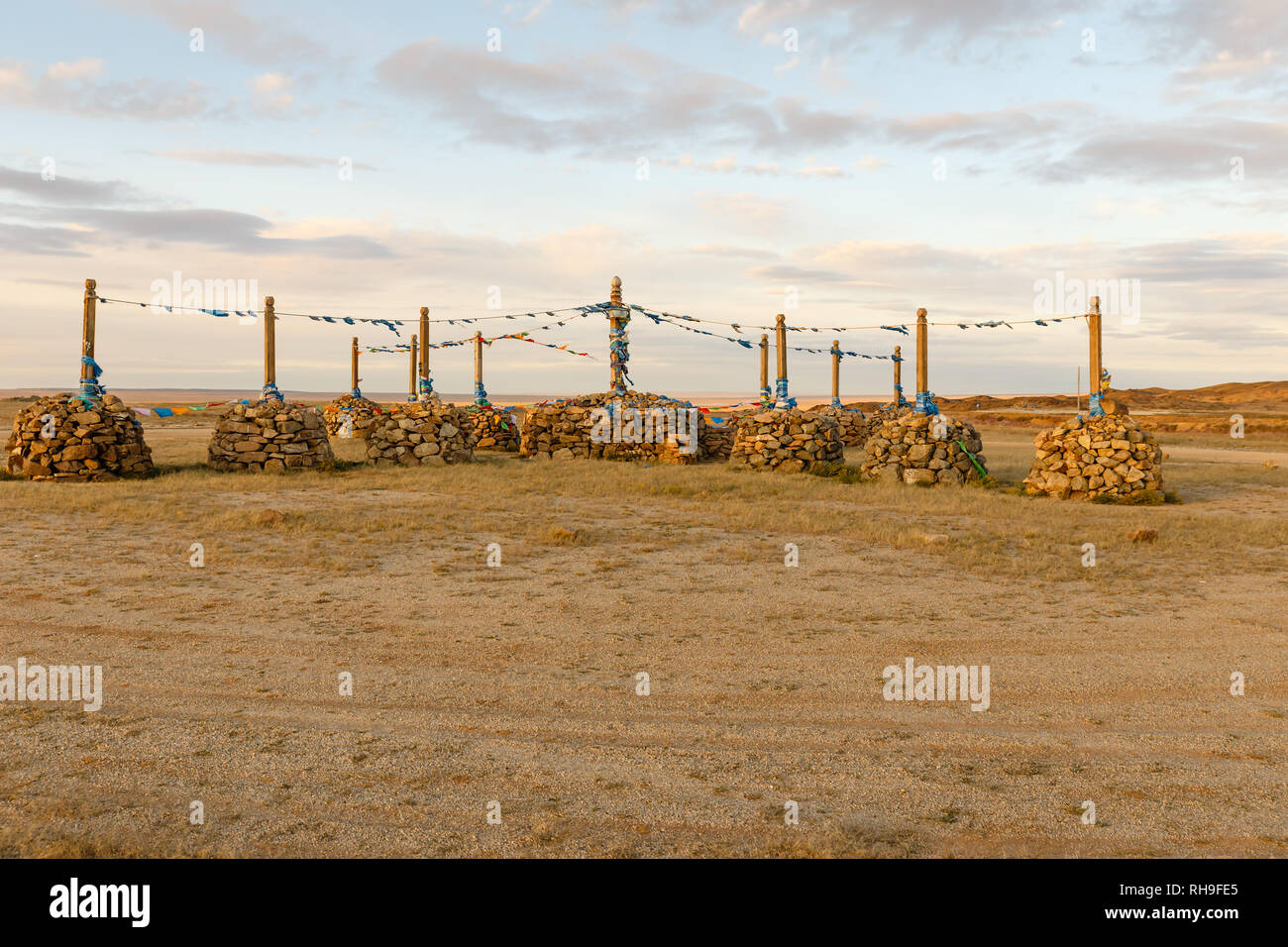Mongolia ovoo hi-res stock photography and images - Alamy