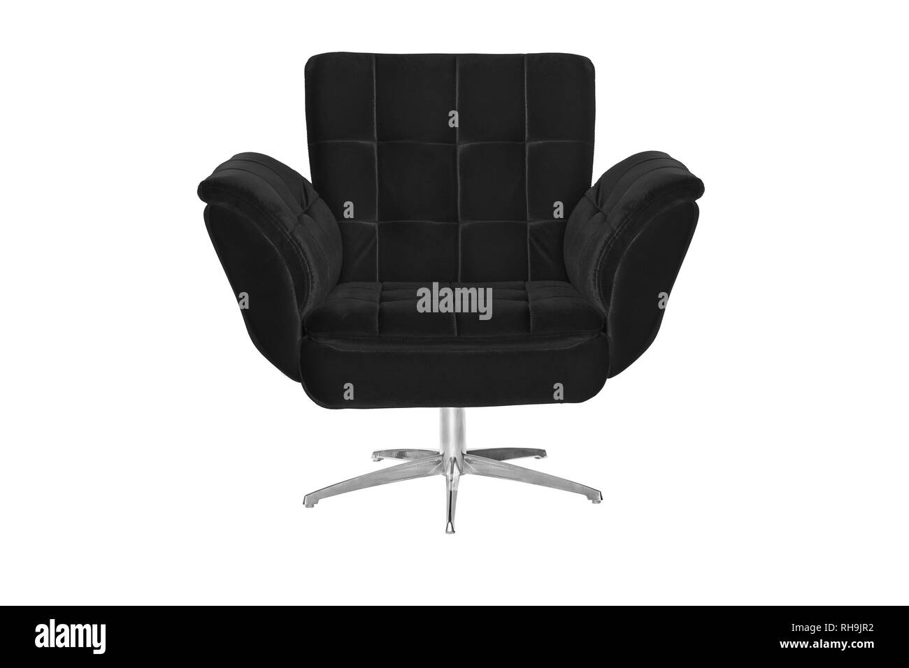 armchair. Modern designer chair on white background. Texture chair. Stock Photo