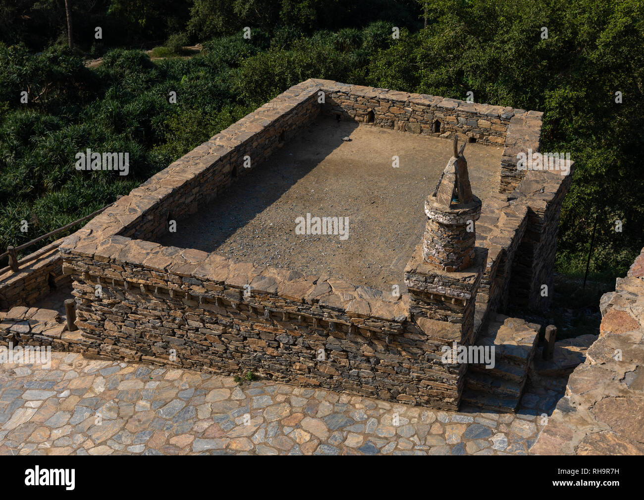Mosque in Dhee Ayn marble village, Al-Bahah region, Al Mukhwah, Saudi ...