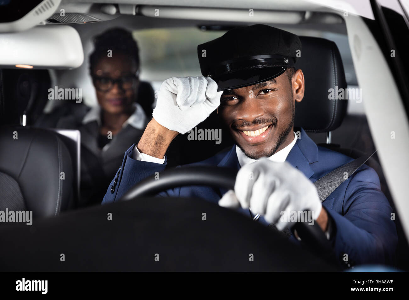 Driver uniform chauffeur african hi-res stock photography and images - Alamy