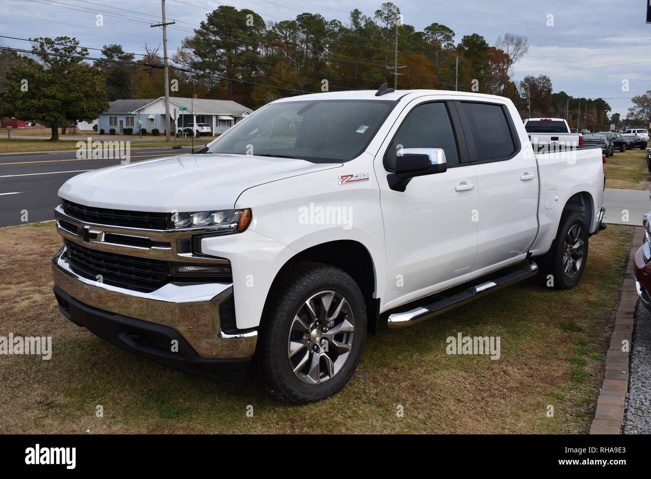 2019 Chevrolet Silverado Pickup Truck Z71. Stock Photo