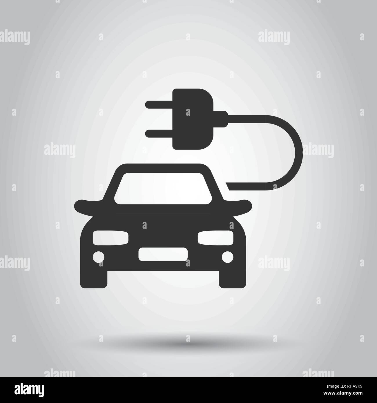Small electric car Stock Vector Images - Alamy
