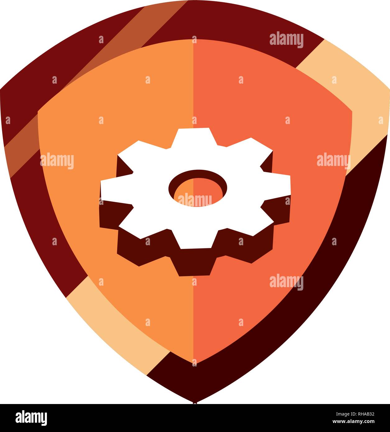 shield protection gear digital copyright of intellectual vector