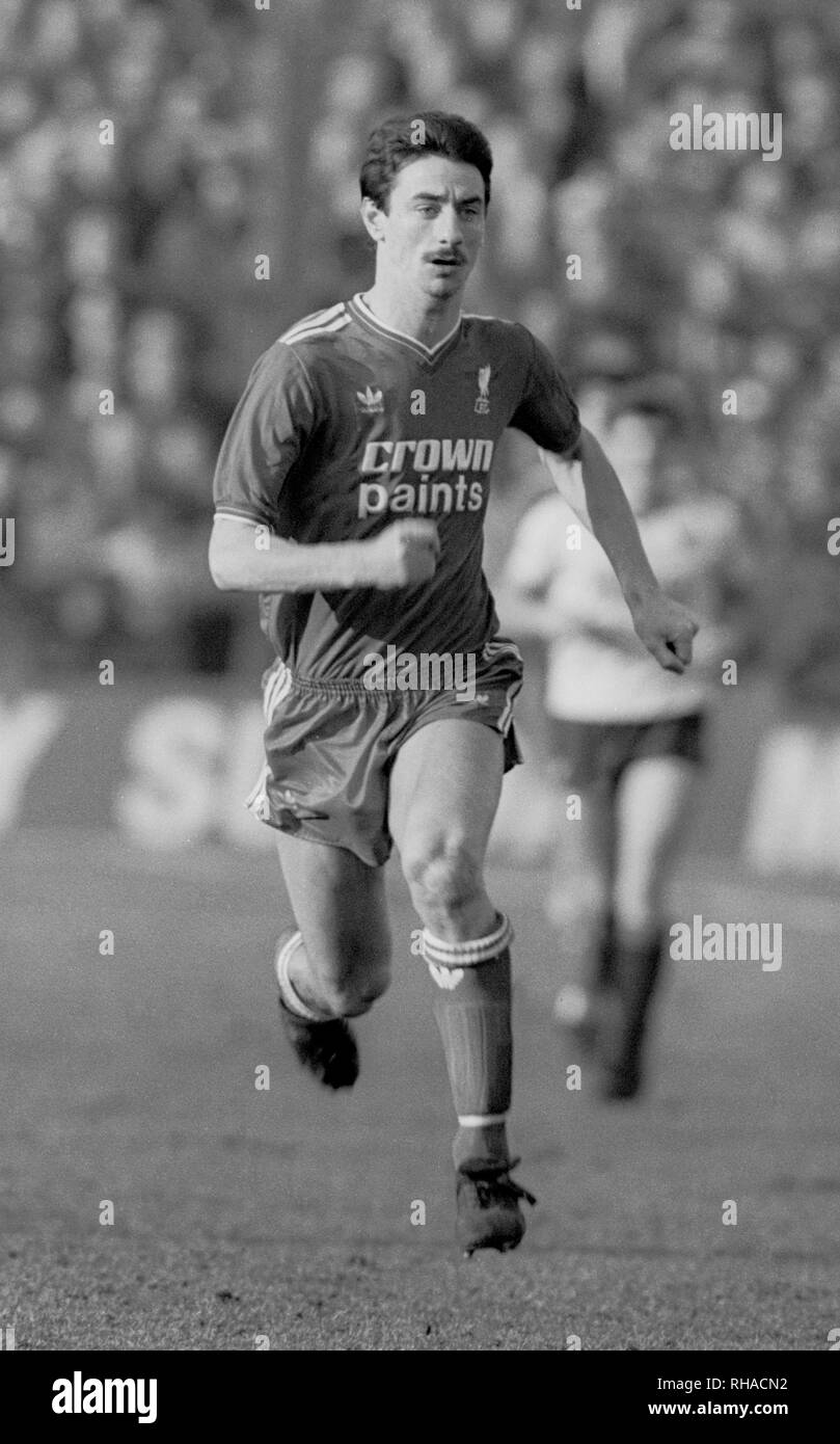 IAN RUSH, LIVERPOOL FC, , 1987 Stock Photo