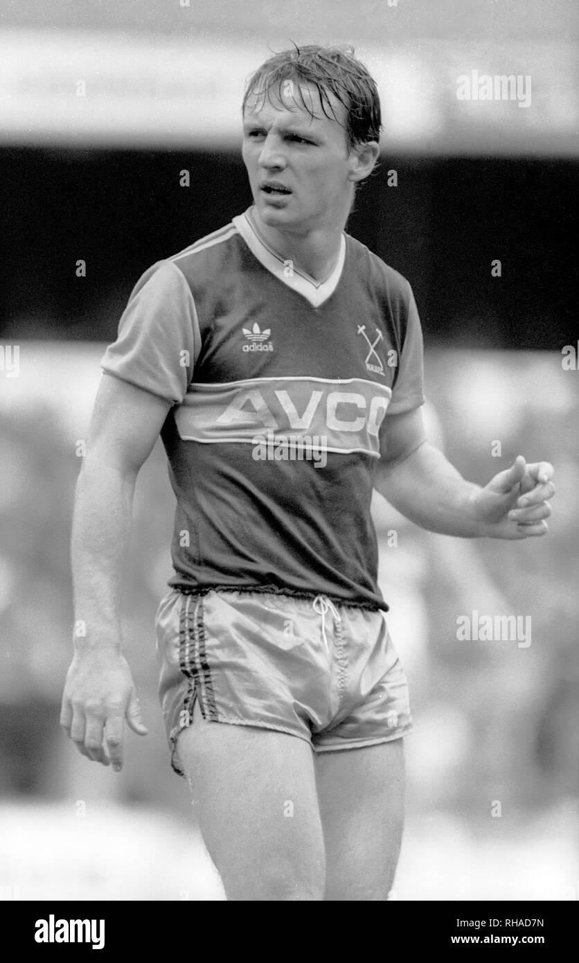 PAUL GODDARD, WEST HAM UNITED FC, , 1985 Stock Photo
