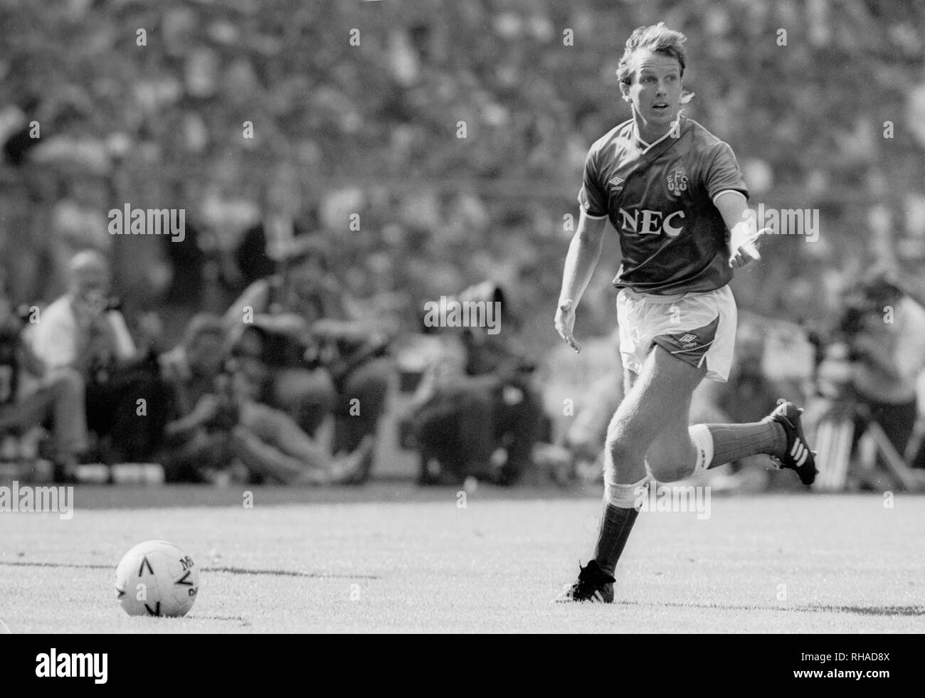 TREVOR STEVEN, EVERTON FC, , 1986 Stock Photo