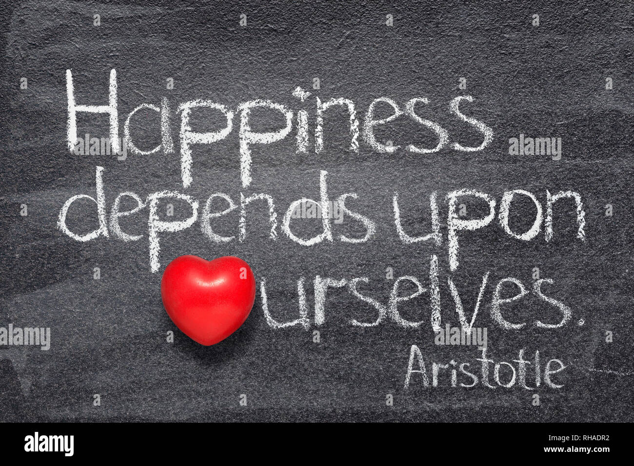 Happiness Depends Upon Ourselves Of Ancient Greek Philosopher Aristotle Written On Chalkboard With Vintage Stopwatch Instead Of O Stock Photo Alamy Happiness Depends Upon Ourselves Of Ancient Greek Philosopher Aristotle Written On Chalkboard With Vintage Stopwatch Instead Of O Stock Photo Alamy