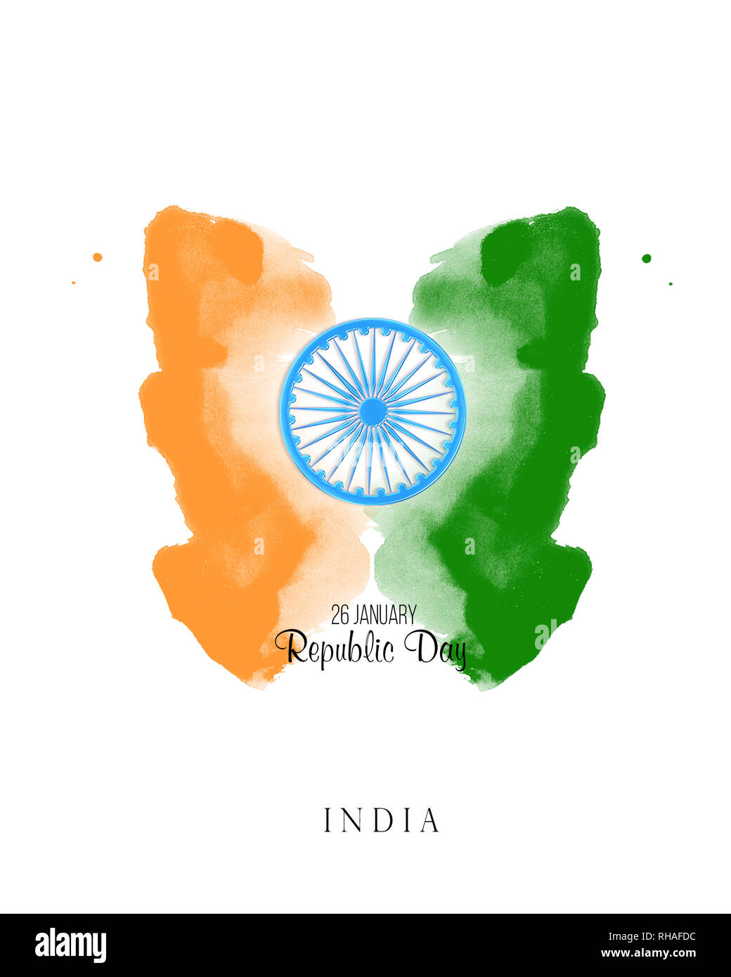 Happy Indian Republic Day Banner Stock Photos Happy Indian
