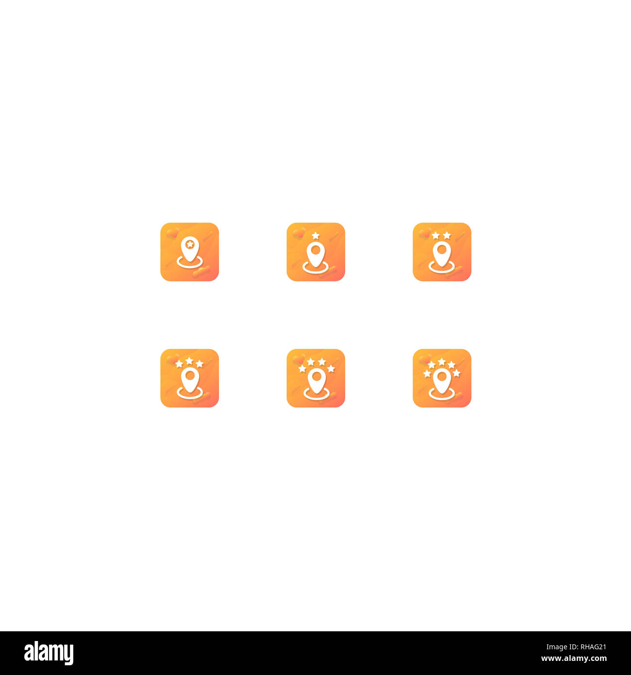 modern web or mobile location notification vector icon Stock Photo - Alamy