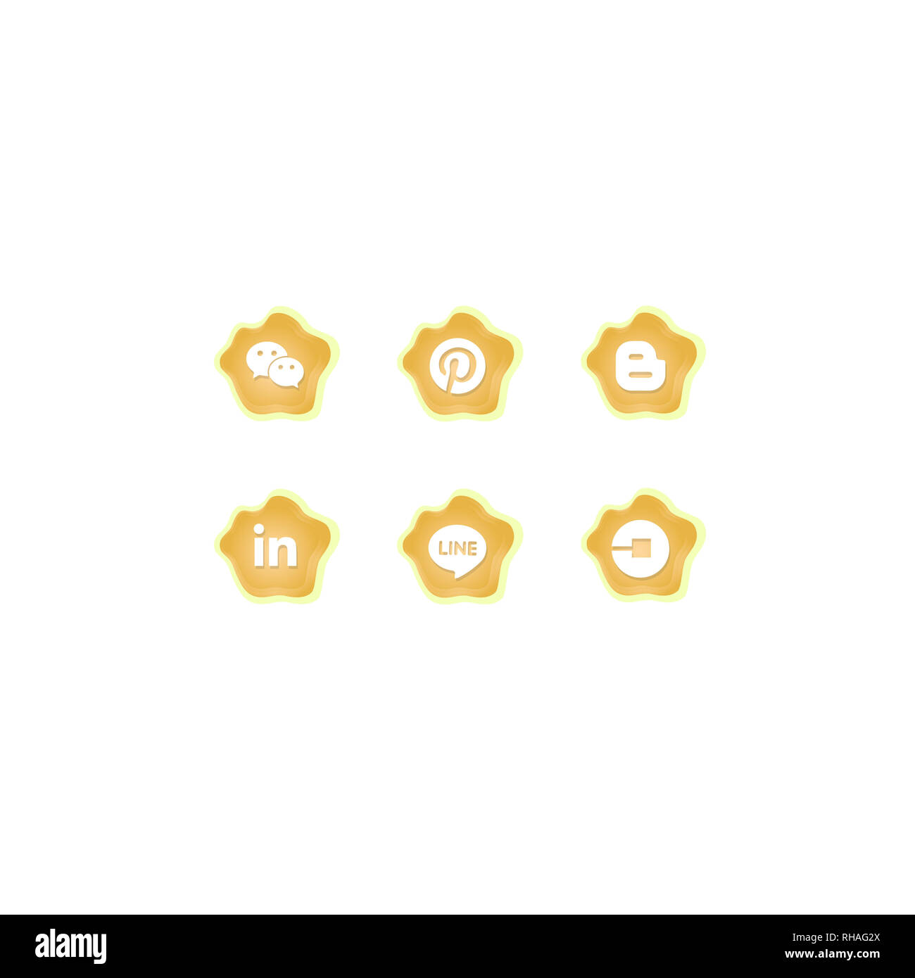 modern web or mobile notification vector icon Stock Photo