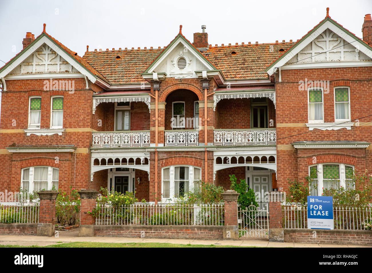 Historic and heritage colonial style houses in Bathurst city centre,New