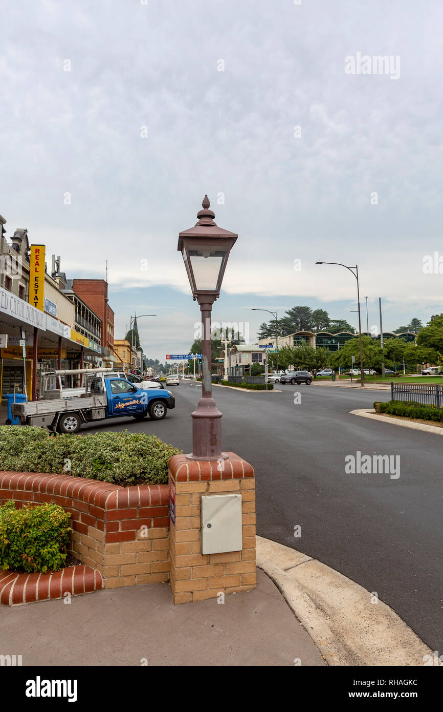 Bathurst city centre, Bathurst is a city in the central tablelands of New South Wales,Australia Stock Photo