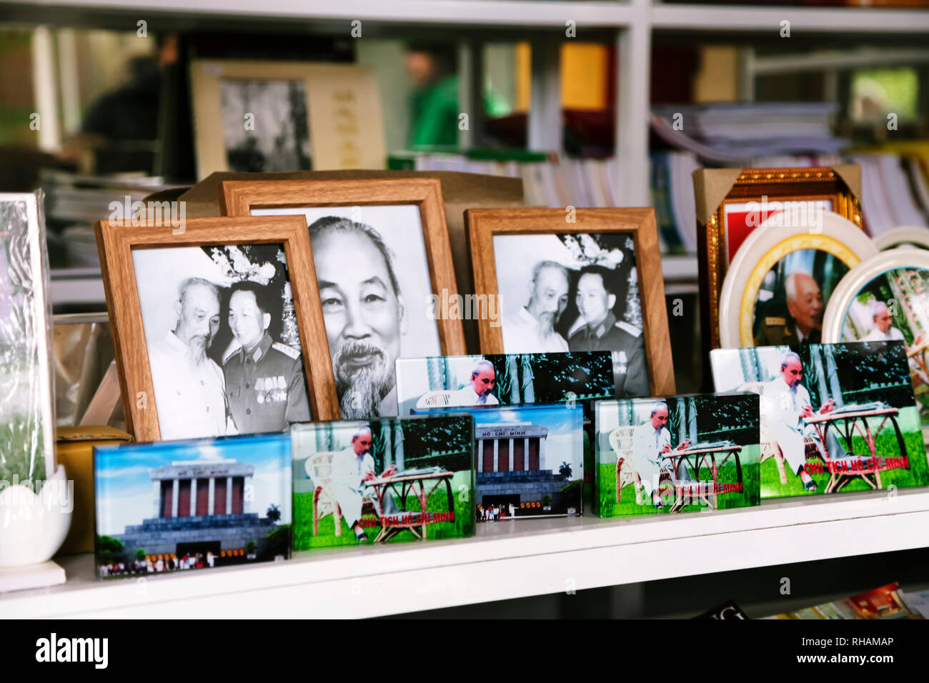 Hanoi, VIETNAM - JANUARY 12, 2015 - Souvenir photos of Ho Chi Minh ...