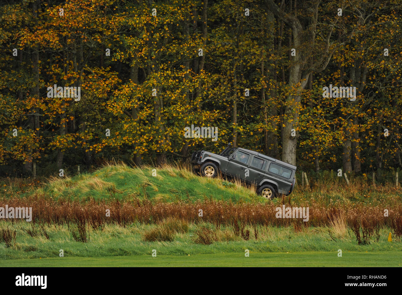Off Road in Autumn Stock Photo
