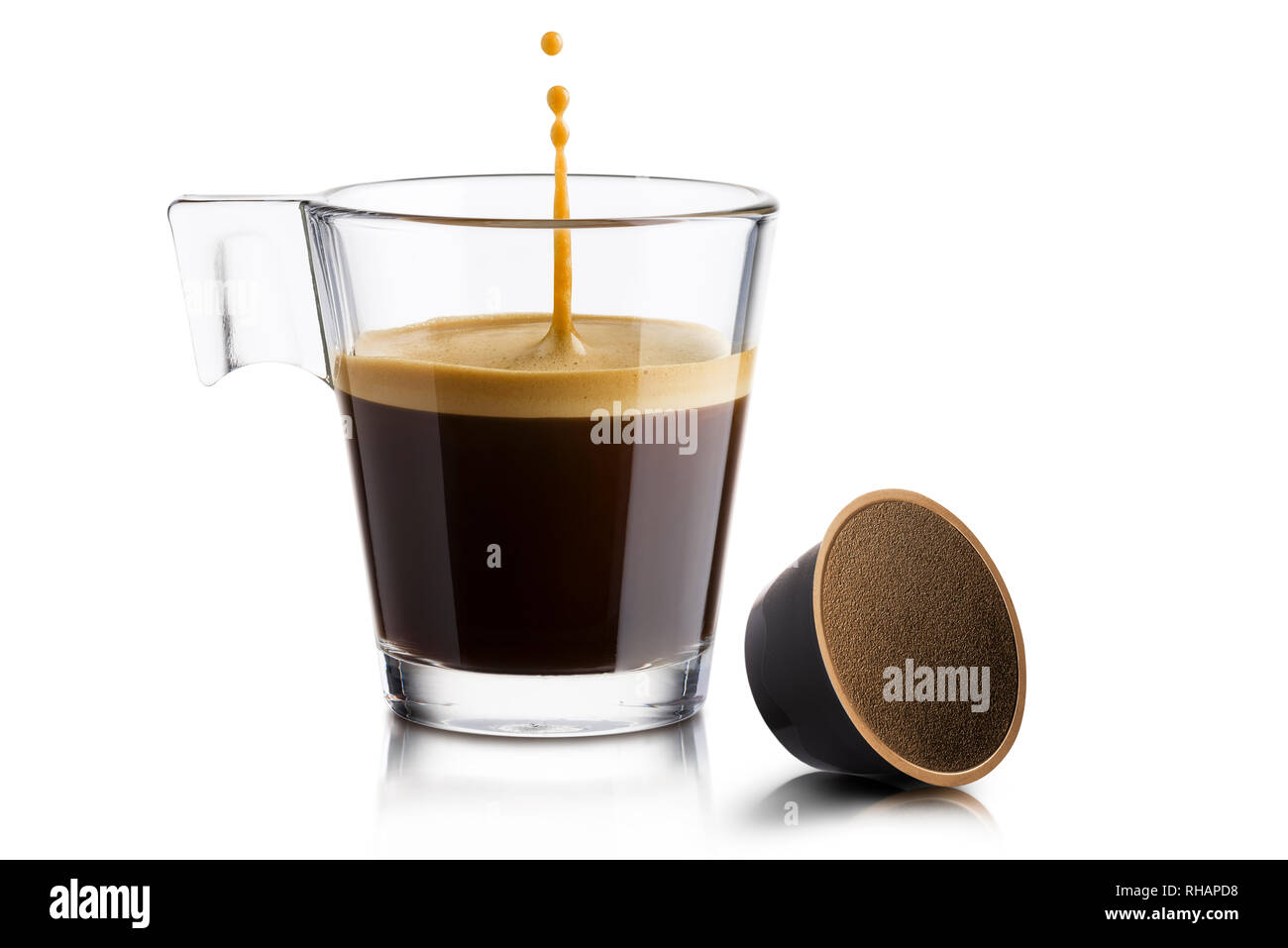 Two Drinking Cups of Lavazza Coffee isolated on a White Background Stock  Photo - Alamy