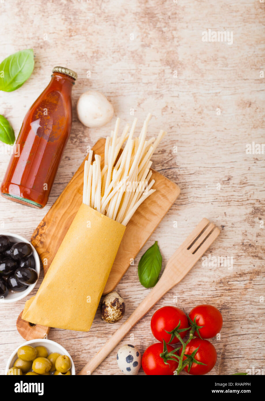 Homemade Spaghetti Pasta With Quail Eggs With Bottle Of Tomato Sauce On Wood Background Classic Italian Village Food Garlic Champignons Black And Stock Photo Alamy Homemade Spaghetti Pasta With Quail Eggs With Bottle Of Tomato Sauce On Wood Background Classic Italian Village Food Garlic Champignons Black And Stock Photo Alamy