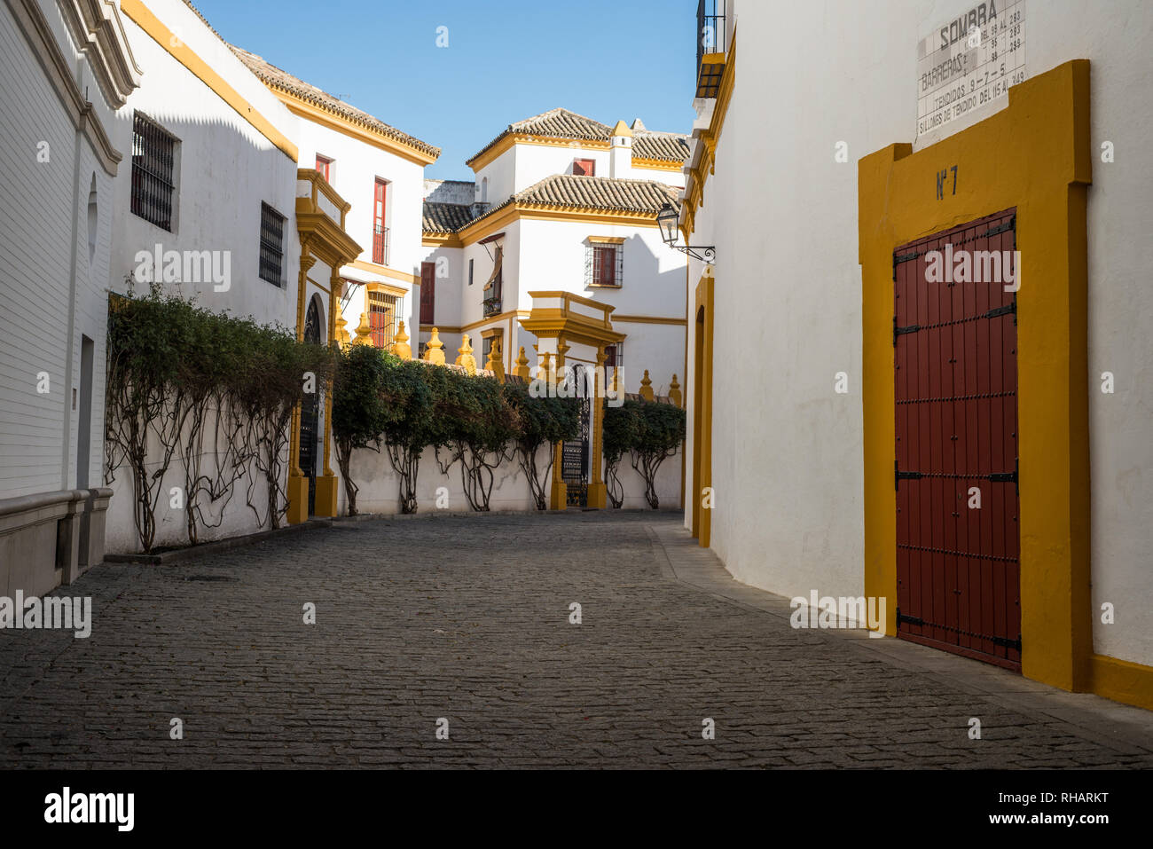 Plaza de Toros, Sevilla, Andalucia, February 2019 Stock Photo