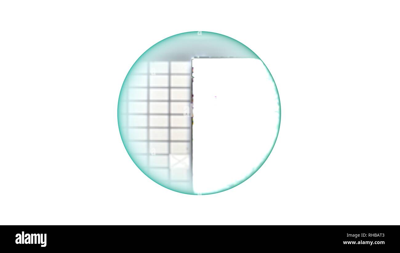 3d rendering of a shpere with structure isolated on a white background ...