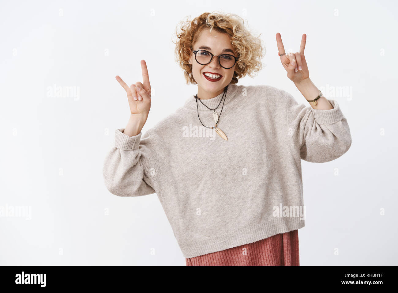 Woman Funny Glasses Nose High Resolution Stock Photography and Images ...