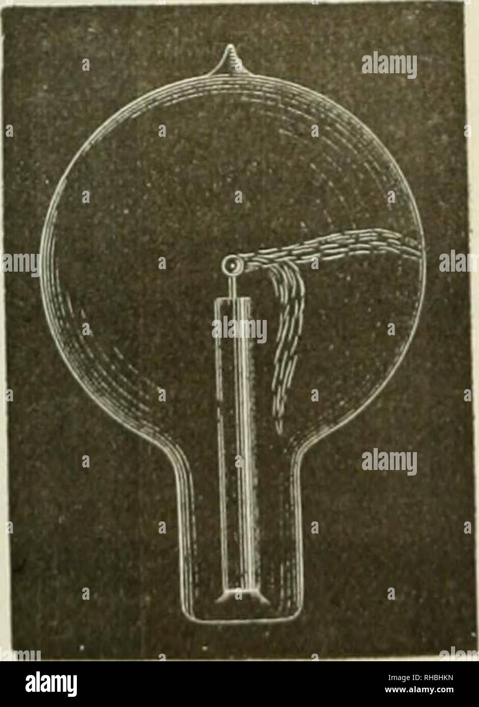 'The inventions : researches and writing of Nikola Tesla, with special reference to his work in polyphase currents and high potential lighting' (1894) Stock Photo