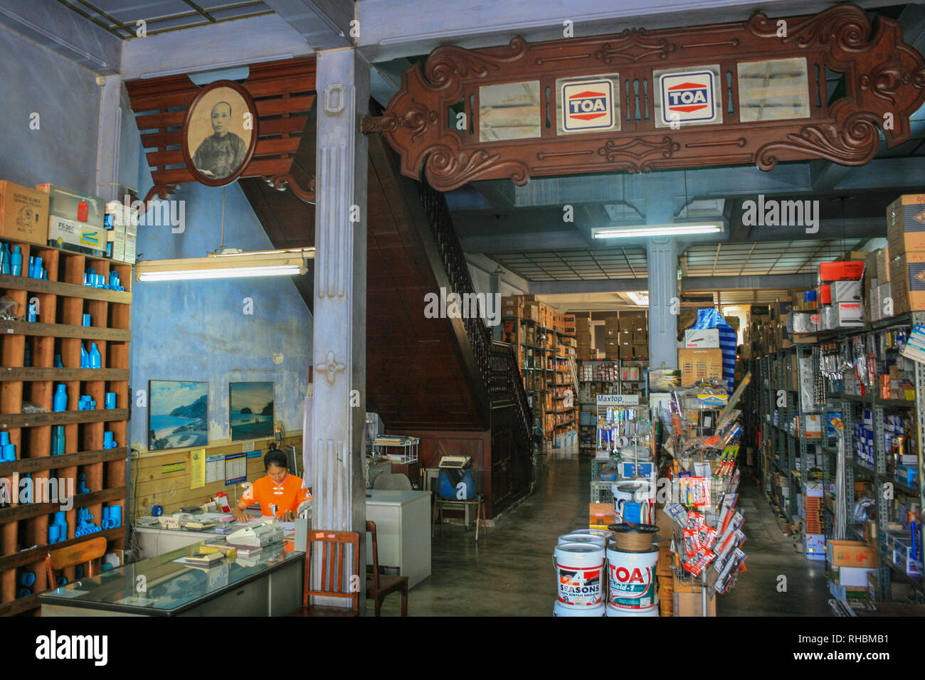 Traditional hardware store in Phuket, Thailand Stock Photo Alamy