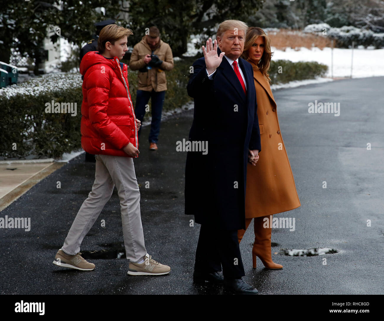 United States President Donald J. Trump, First Lady Melania Trump, And ...