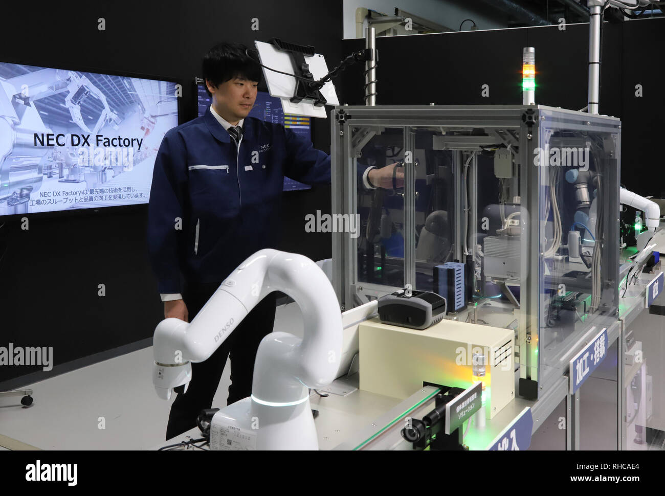 Kawasaki, Japan. 1st Feb, 2019. Japan's electronics giant NEC ...