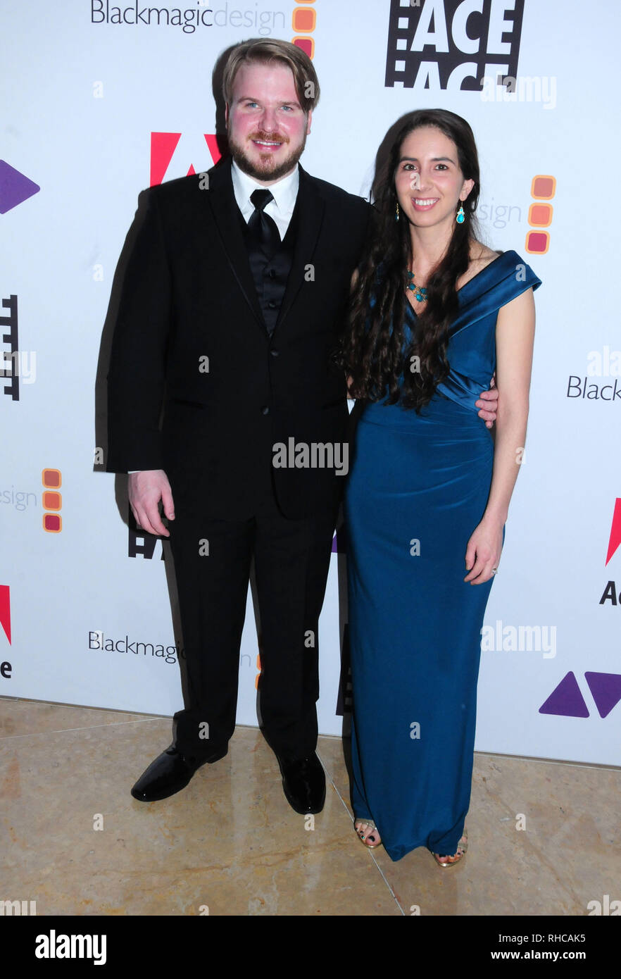 Beverley Hills, California, USA. 01st Feb, 2019. Editors Edward Bursch and Brooke Paha attend ACE 69th Annual Eddie Awards on February 1, 2019 at the Beverly Hilton Hotel in Beverly Hills, California. Credit: Barry King/Alamy Live News Stock Photo