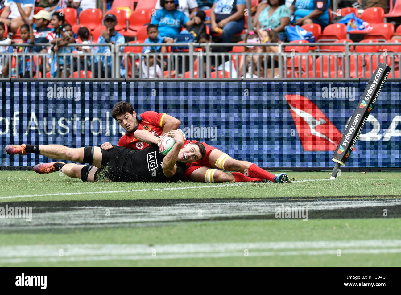 Sam Dickson Rugby Spotless Stadium, Sydney, Australia. 2nd Feb, 2019. HSBC Sydney Rugby ...