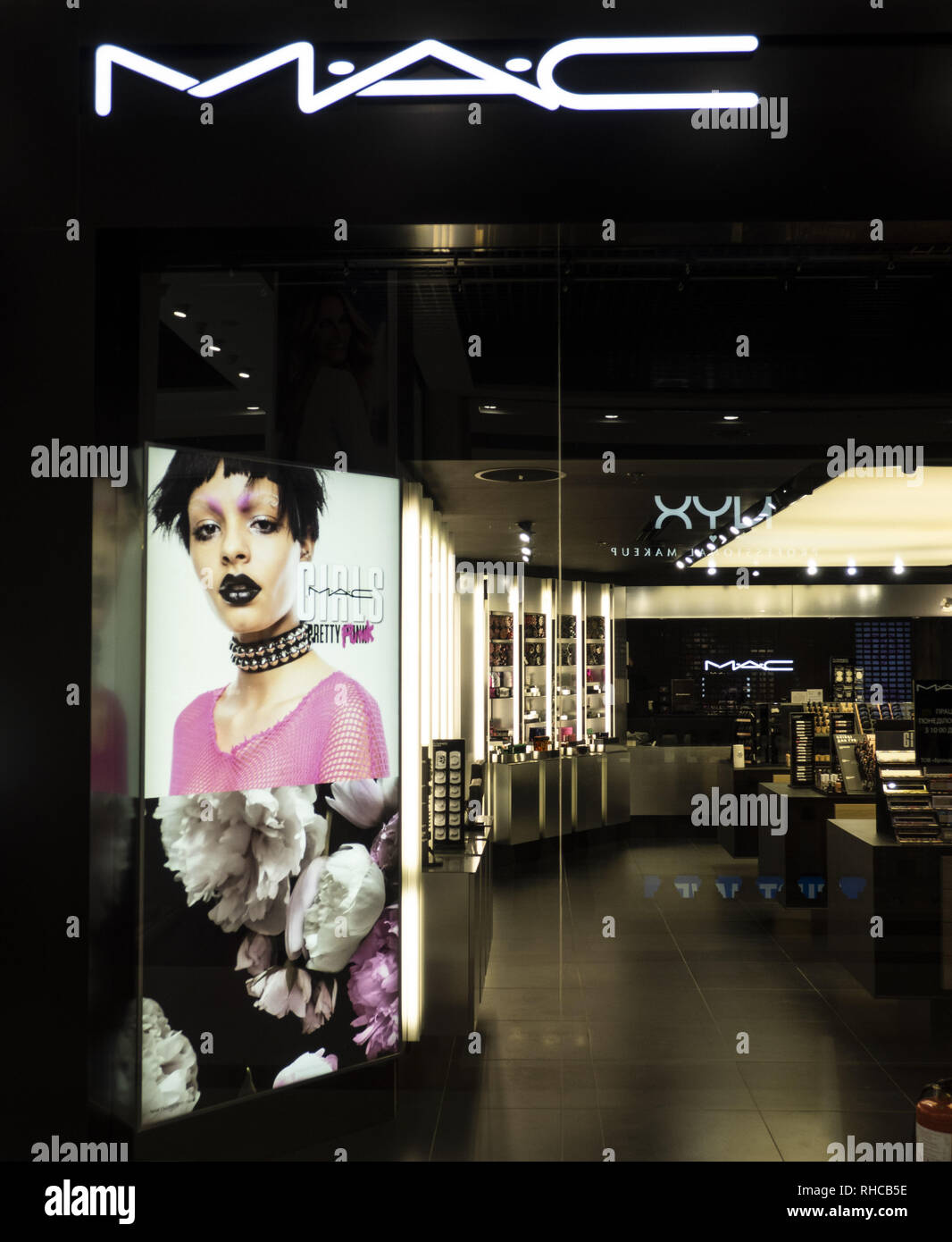 Kiev, Ukraine. 29th Jan, 2019. MAC Cosmetics store seen at Globus mall. Credit: Igor Golovniov/SOPA Images/ZUMA Wire/Alamy Live News Stock Photo