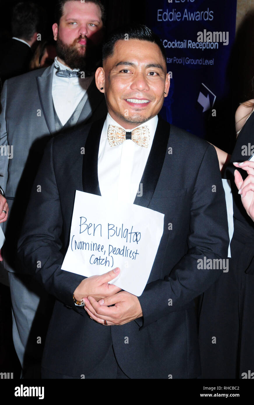BEVERLY HILLS, CA - FEBRUARY 1: Editor Ben Bulatao attends ACE 69th Annual Eddie Awards on February 1, 2019 at the Beverly Hilton Hotel in Beverly Hills, California. Photo by Barry King/Alamy Stock Photo Stock Photo