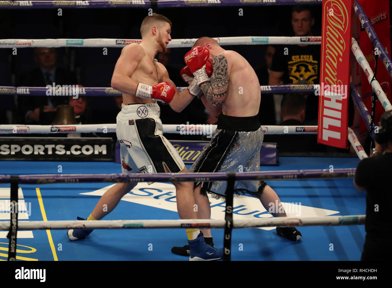 London O2 Boxing O2 Arena, London, UK. London, UK. 2nd Feb 2019. Boxing, European Super ...