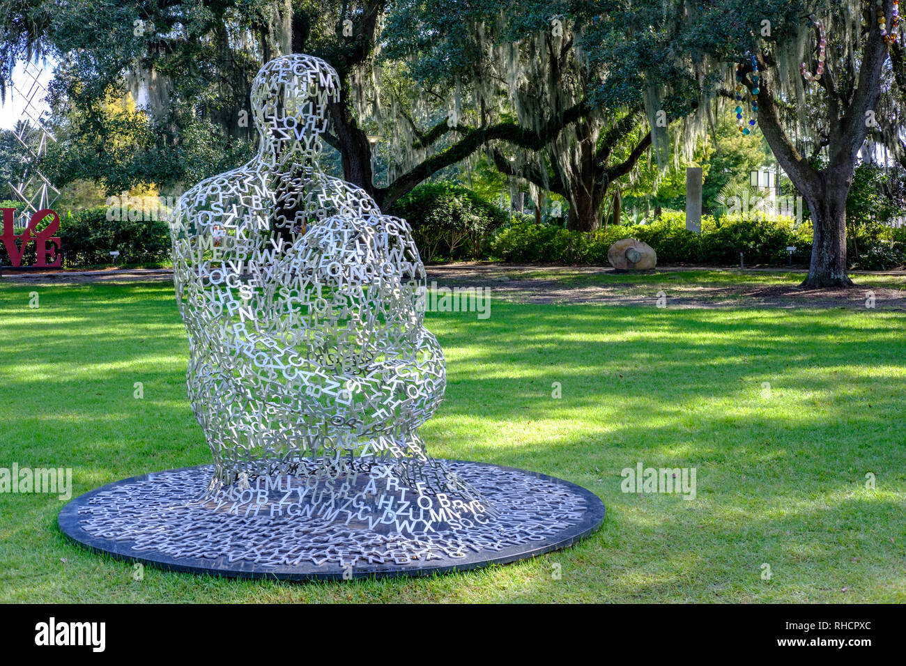 Overflow, by Spanish sculptor Jaume Plensa, New Orleans Sculpture