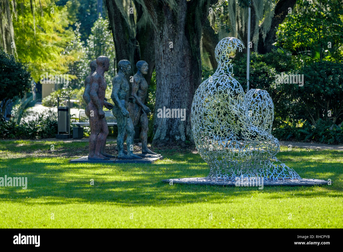 Overflow, by Spanish sculptor Jaume Plensa, New Orleans Sculpture