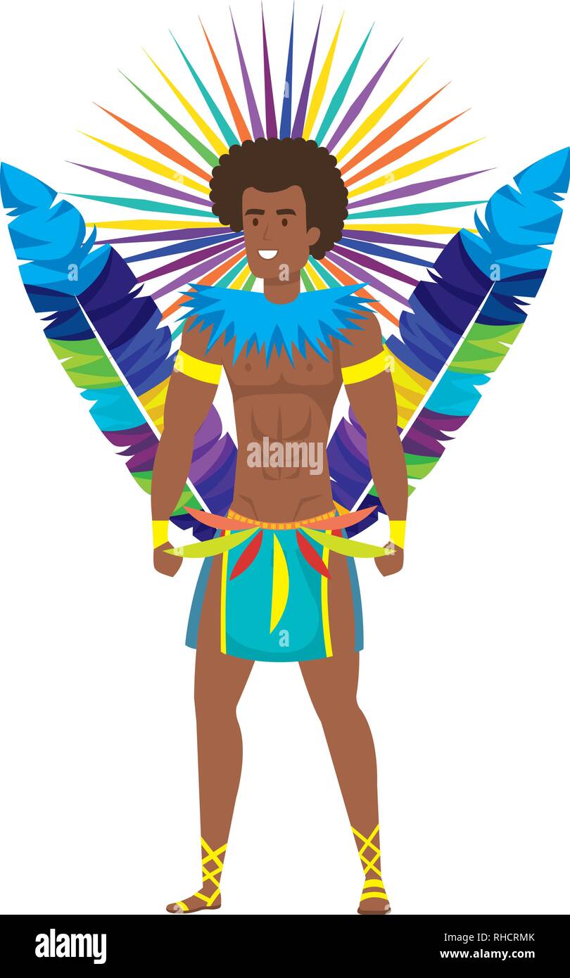 brazilian male dancer character Stock Vector Image & Art - Alamy
