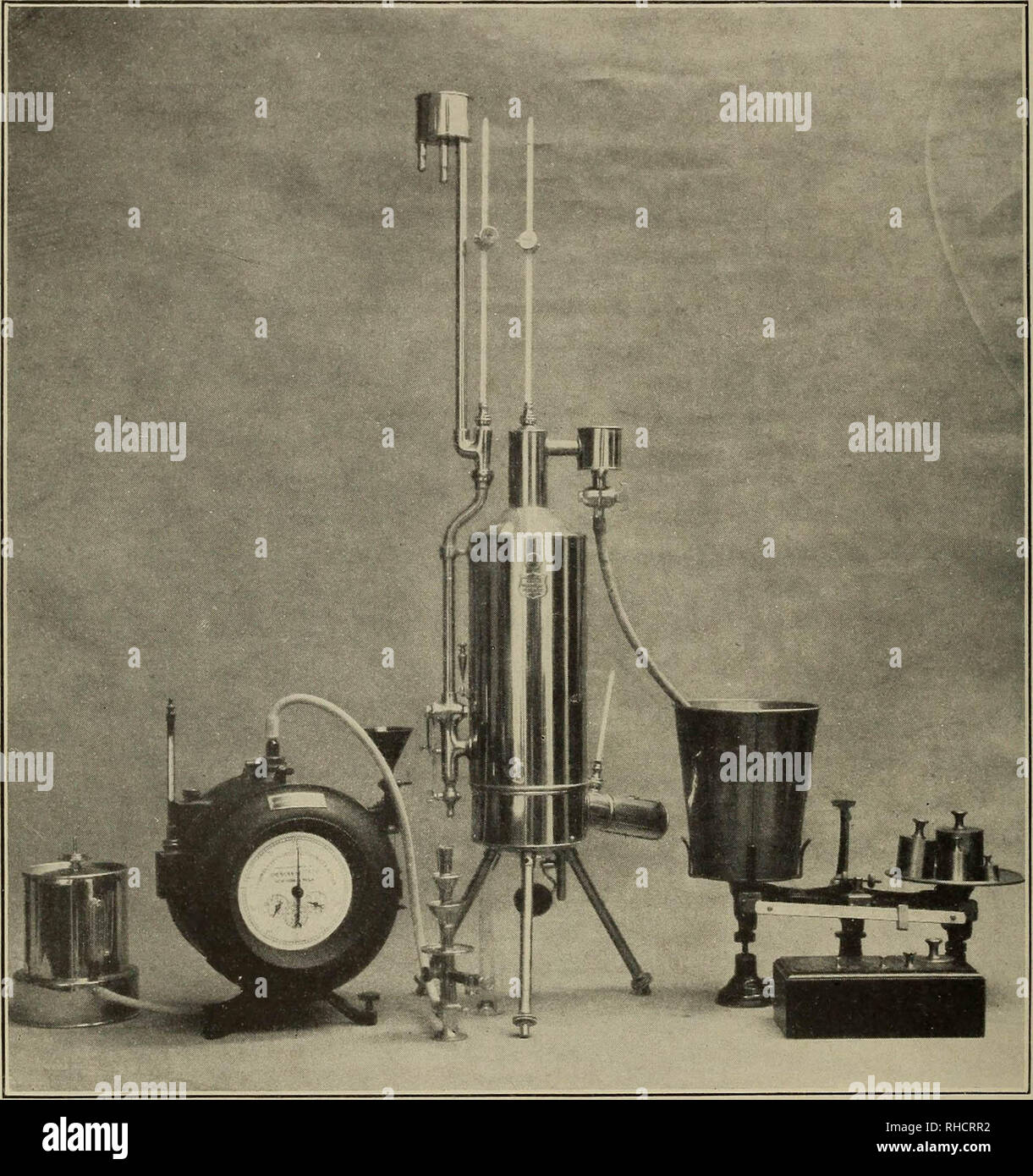 "Industrial gas calorimetry." (1914 Stock Photo Alamy