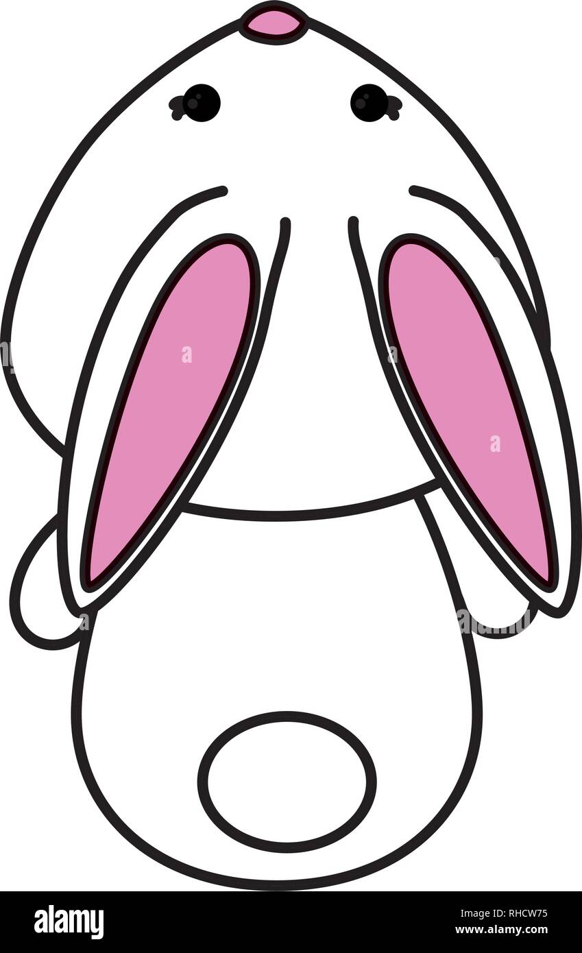 cute rabbit character icon Stock Vector Image & Art - Alamy