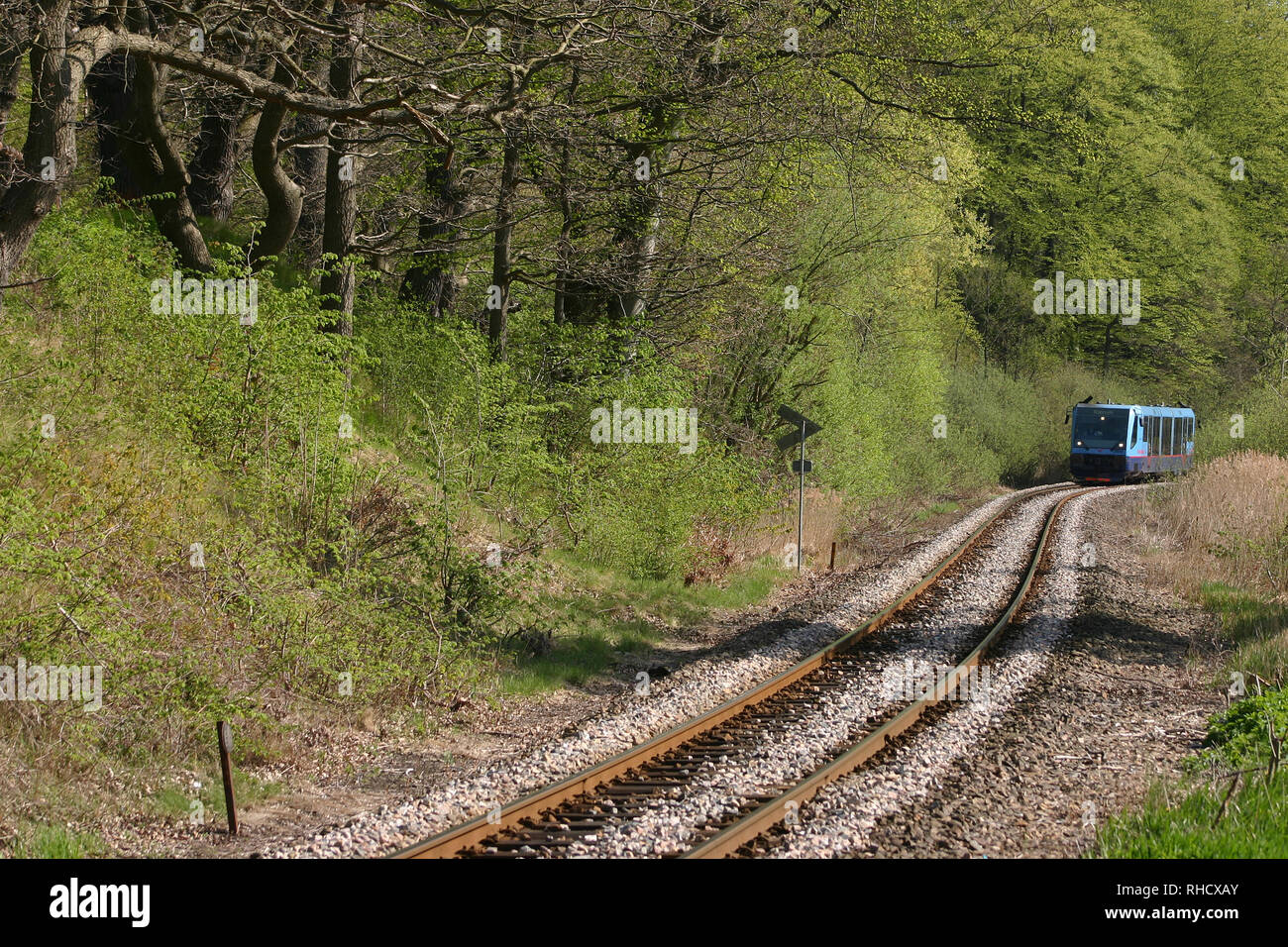 trains & stations in denmark Stock Photo Alamy