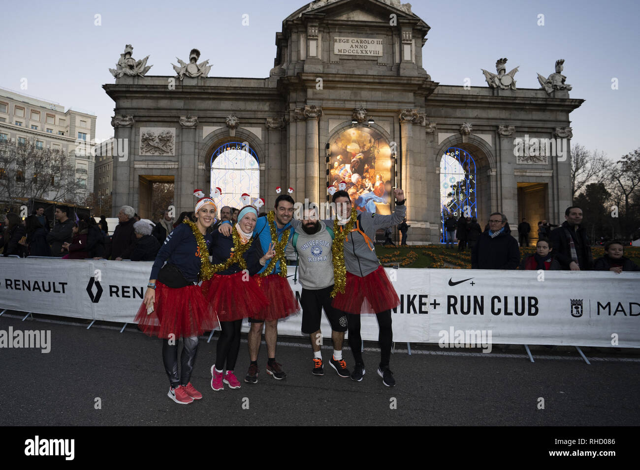 Several thousand amateur runners start San Silvestre Vallecana race in  Madrid, Spain, 31 December 2018. This fun run is organized three hours  before the international San Silvestre Vallecana race, in which competes