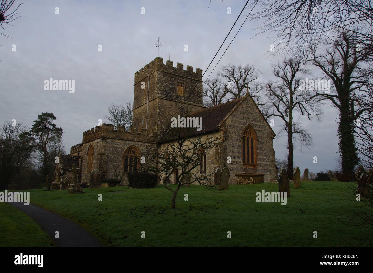 church of St Mary. Maiden Newton. The Macmillan Way. Longdistance