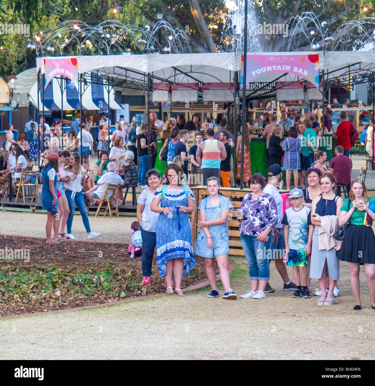 Fringe World Festival Russell Square Northbridge Perth WA Australia Stock Photo Alamy