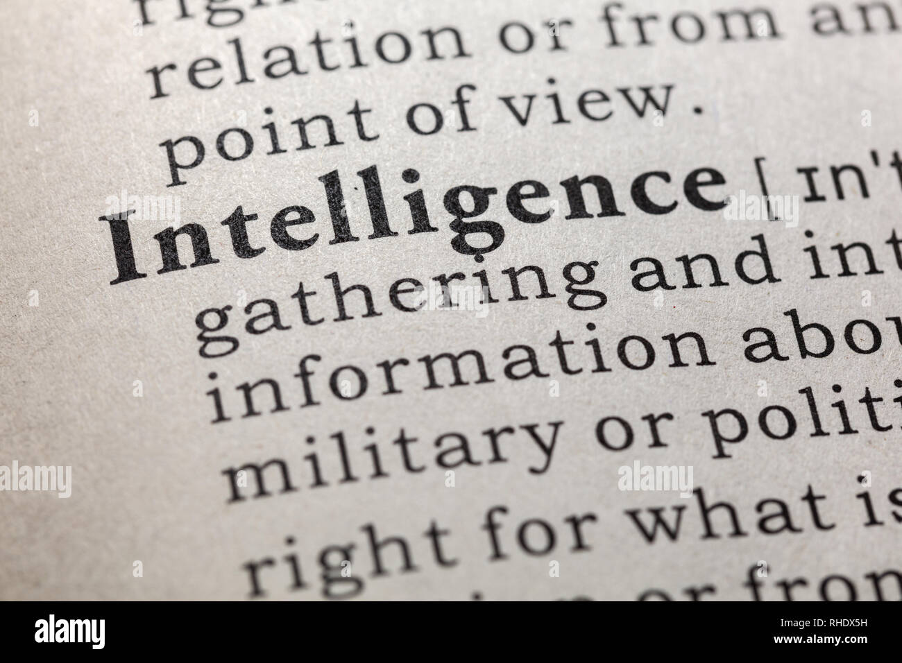 Words of Intelligence: A Dictionary