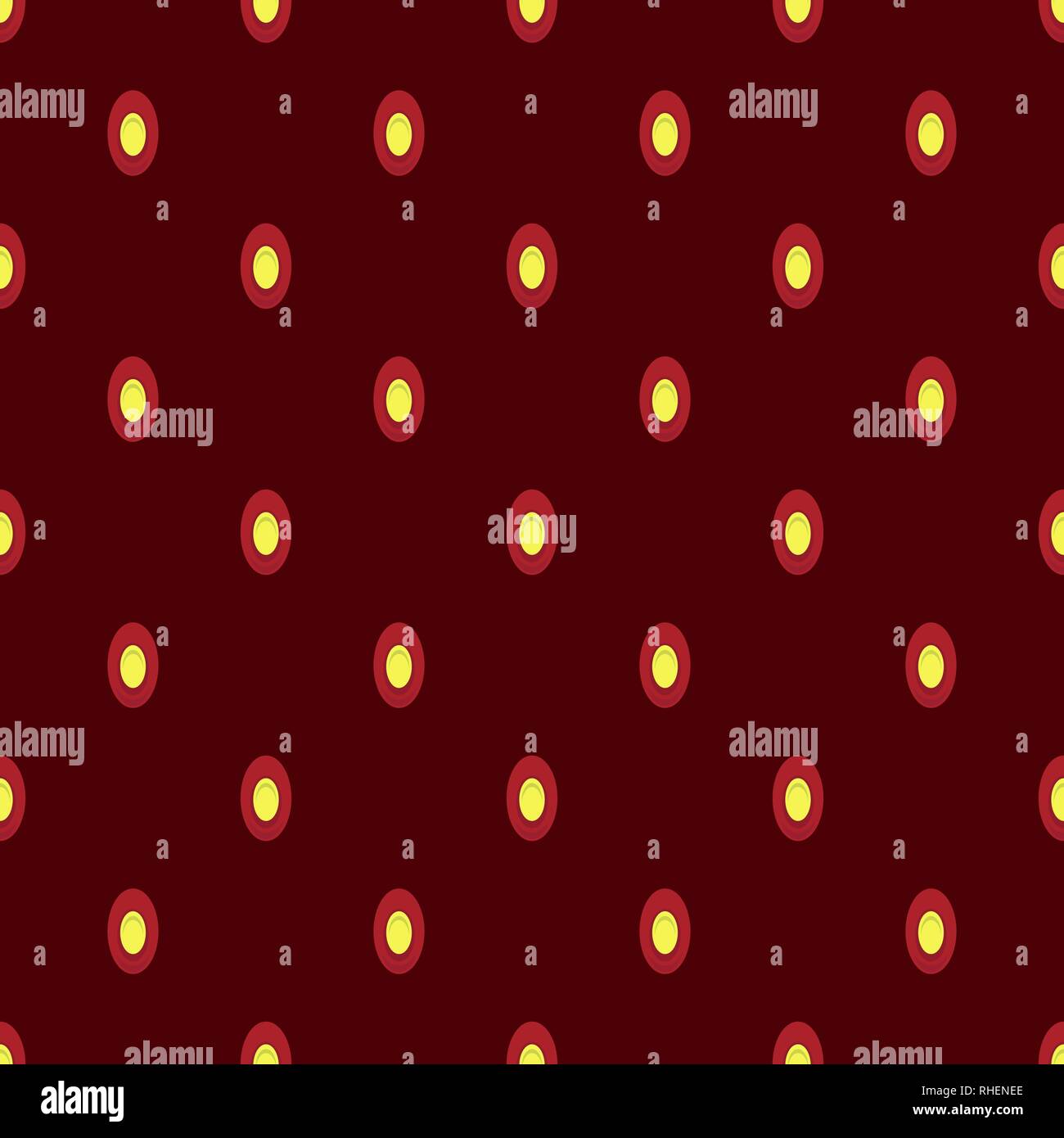 Red Fresh Seamless Strawberry Jam Pattern. Flowing Syrup. Stock Vector