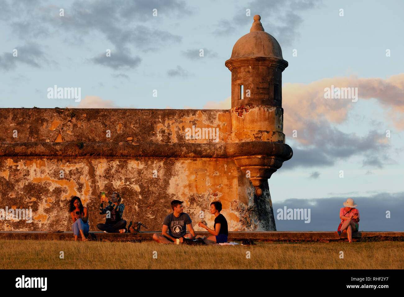 Aerial view of El Morro fortress in San Juan, Puerto Rico Stock Photo -  Alamy