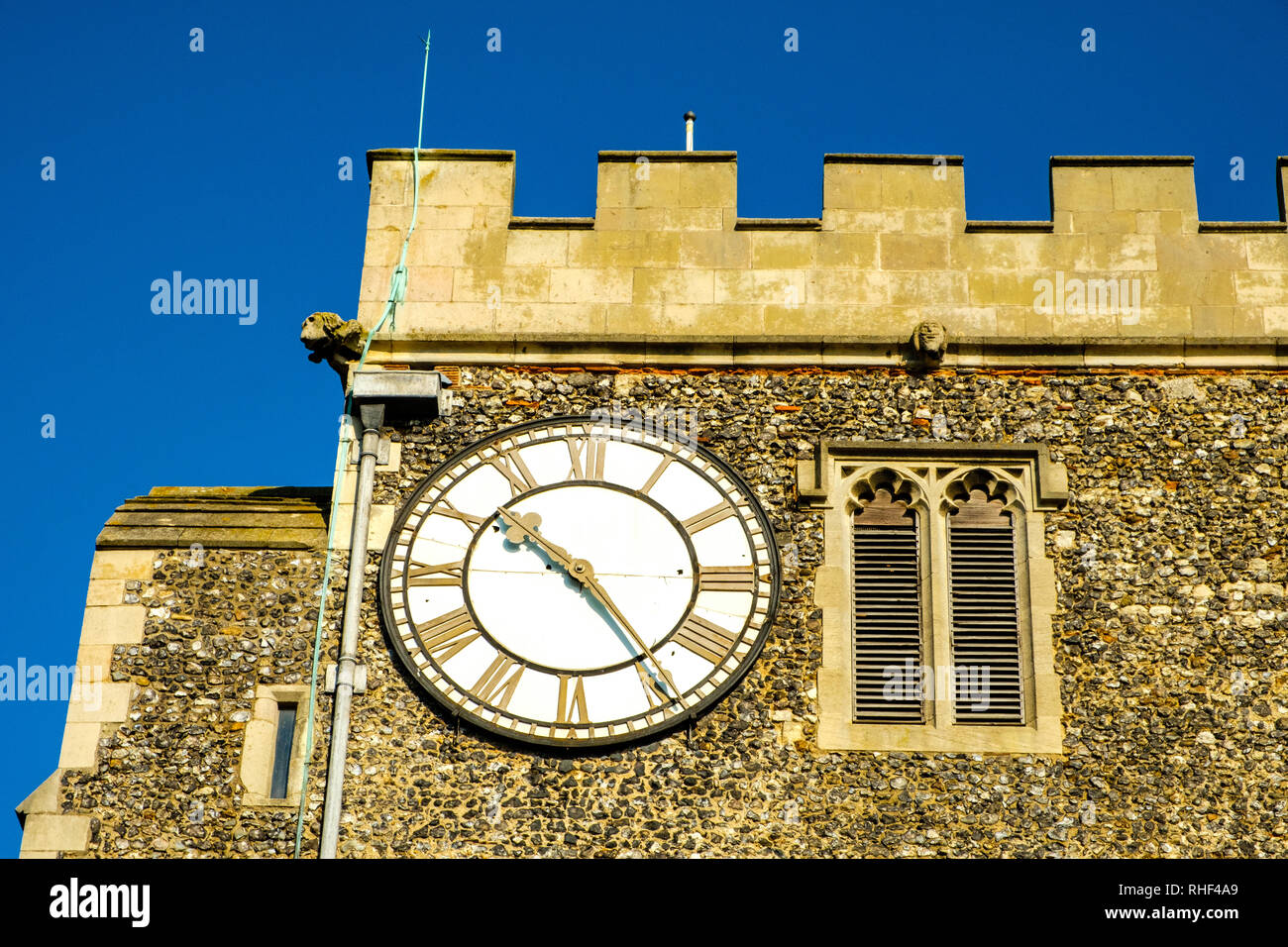 St Mary the Virgin Church, Church Road, Stone, Kent Stock Photo Alamy