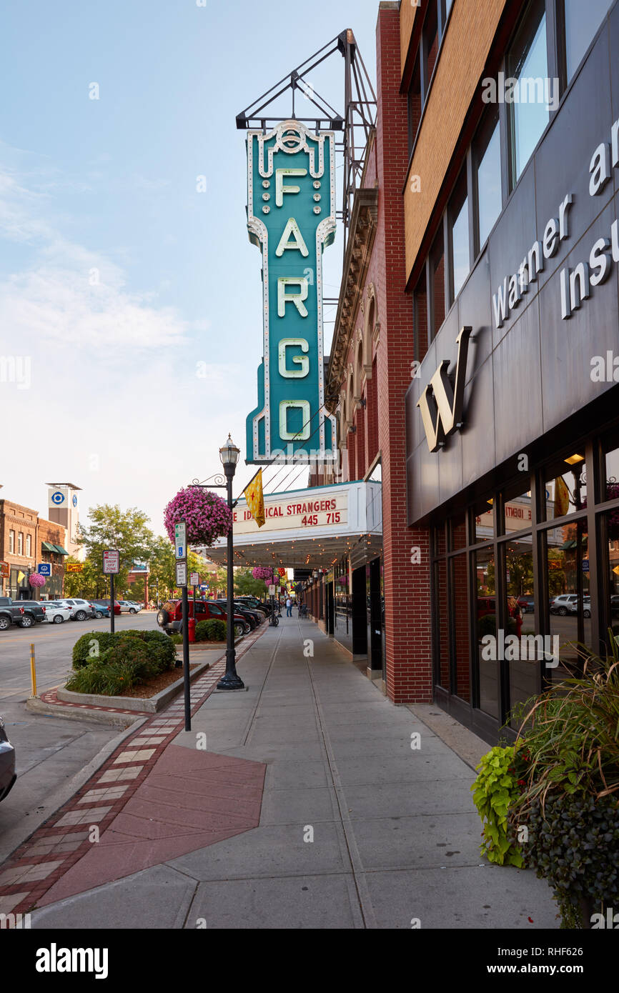 Fargo Theatre in downtown Fargo, North Dakota Stock Photo Alamy