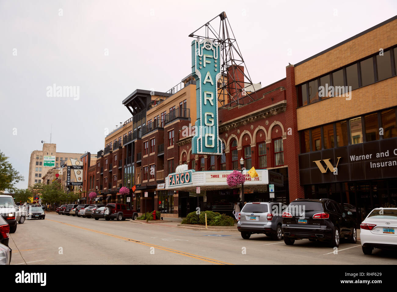 Fargo Theatre in downtown Fargo, North Dakota Stock Photo