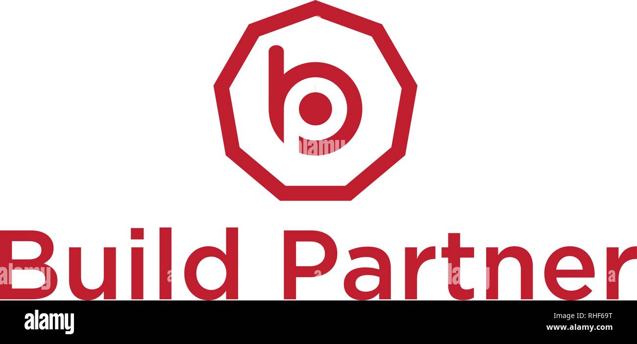 letter b and p logo design Stock Vector Image & Art Alamy