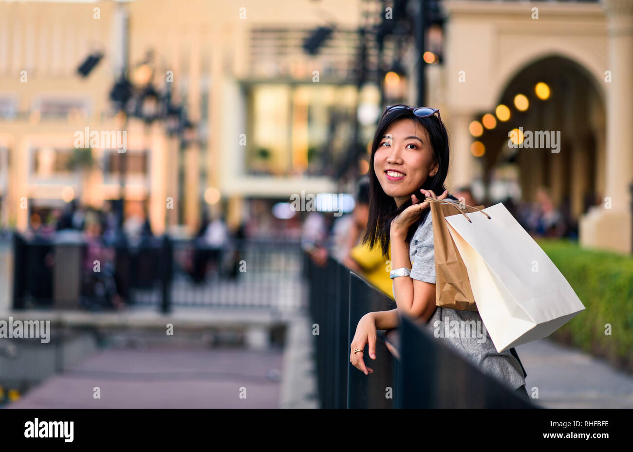 Beautiful asian girl standing front High Resolution Stock Photography ...